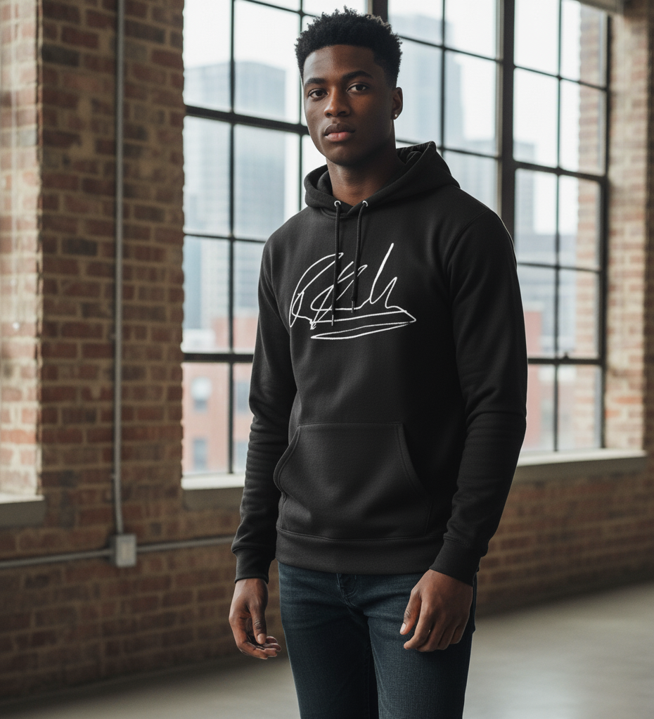 SIGNATURE HOODIE (Black)