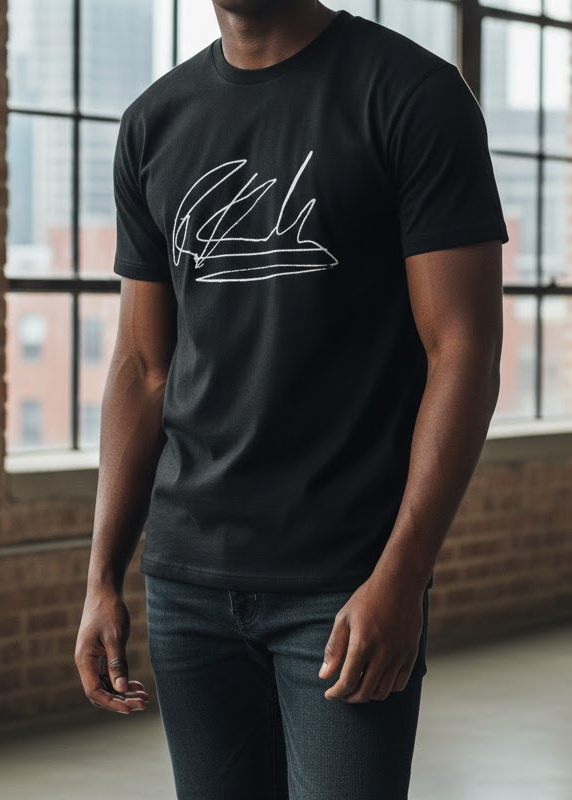 SIGNATURE TEE (BLACK)